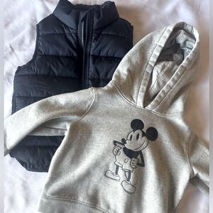 2T Boys GAP Sweatshirt & Puffer Vest